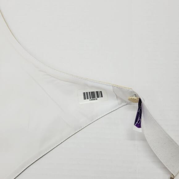 JEAN YAES PARIS Pour L Homme Open Back OS Formal Wedding Tuxedo Prom Vest Gold - Picture 7 of 7